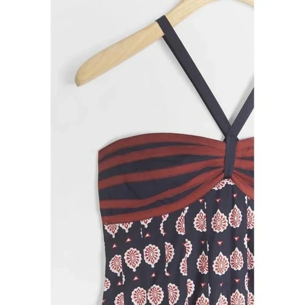 NWOT Anthropologie Zosime Halter Maxi Dress Boho 100% Cotton (Plus Size 18W) - Picture 4 of 11